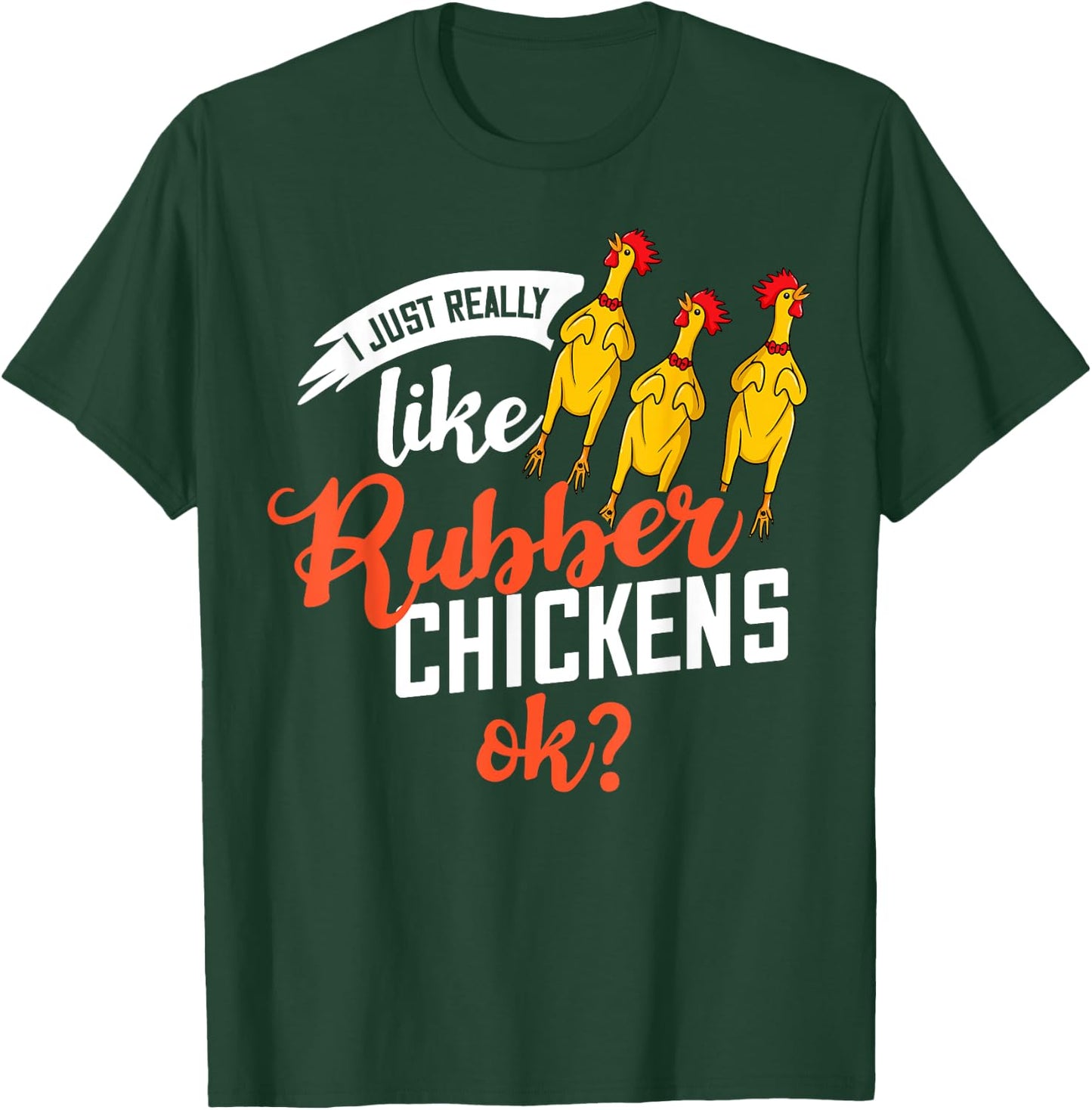 Rubber Chicken Screaming Costume T-Shirt - T-Shirt | Forest