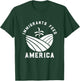 Made By Immigrants Apparel Immigrants Feed America - Black, Small, -Adults, Short Sleeve, Classic Fit, Cotton 100% T-Shirt - T-Shirt | Forest