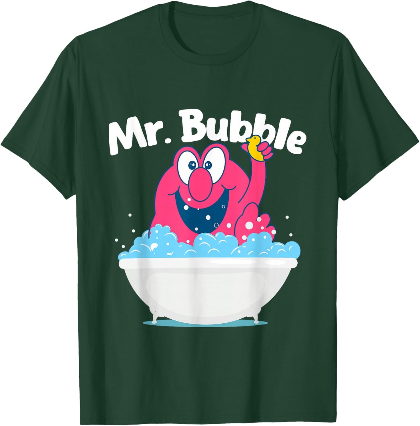 Mr. Bubble - Bubble Bath Hot Tub Wellness Bathtub T-Shirt - T-Shirt | Forest