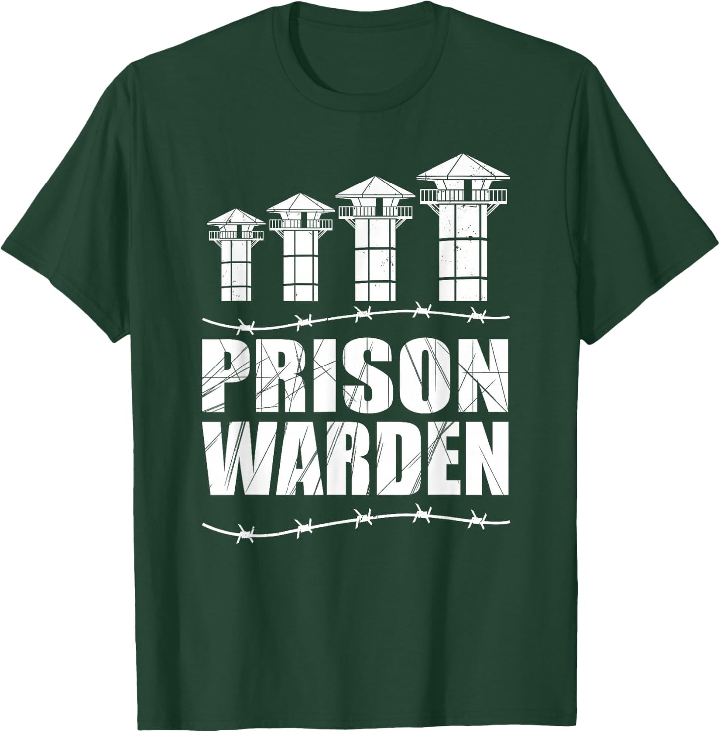 Correctional Officer - Prison Warden - Prison Guard Costume T-Shirt - T-Shirt | Forest