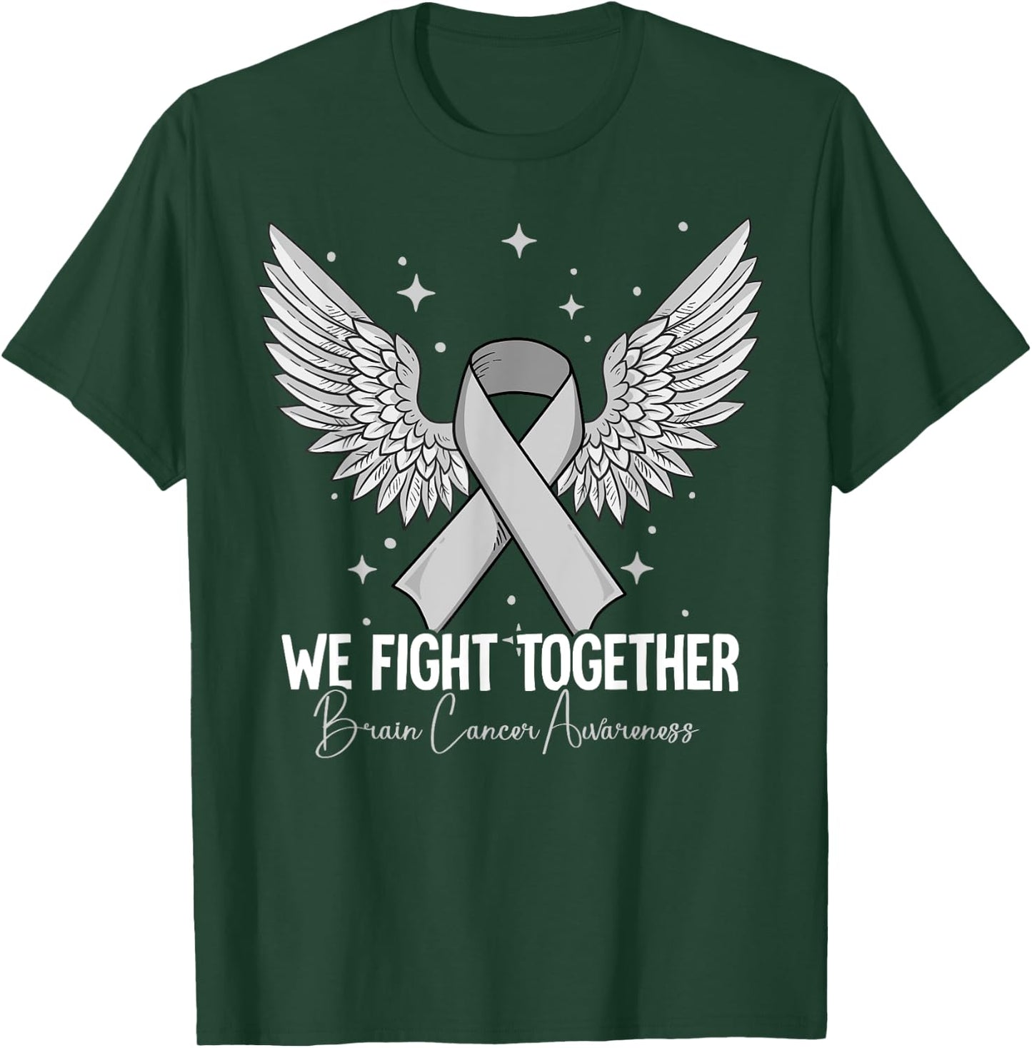 Brain Cancer Awareness T-Shirt - T-Shirt | Forest