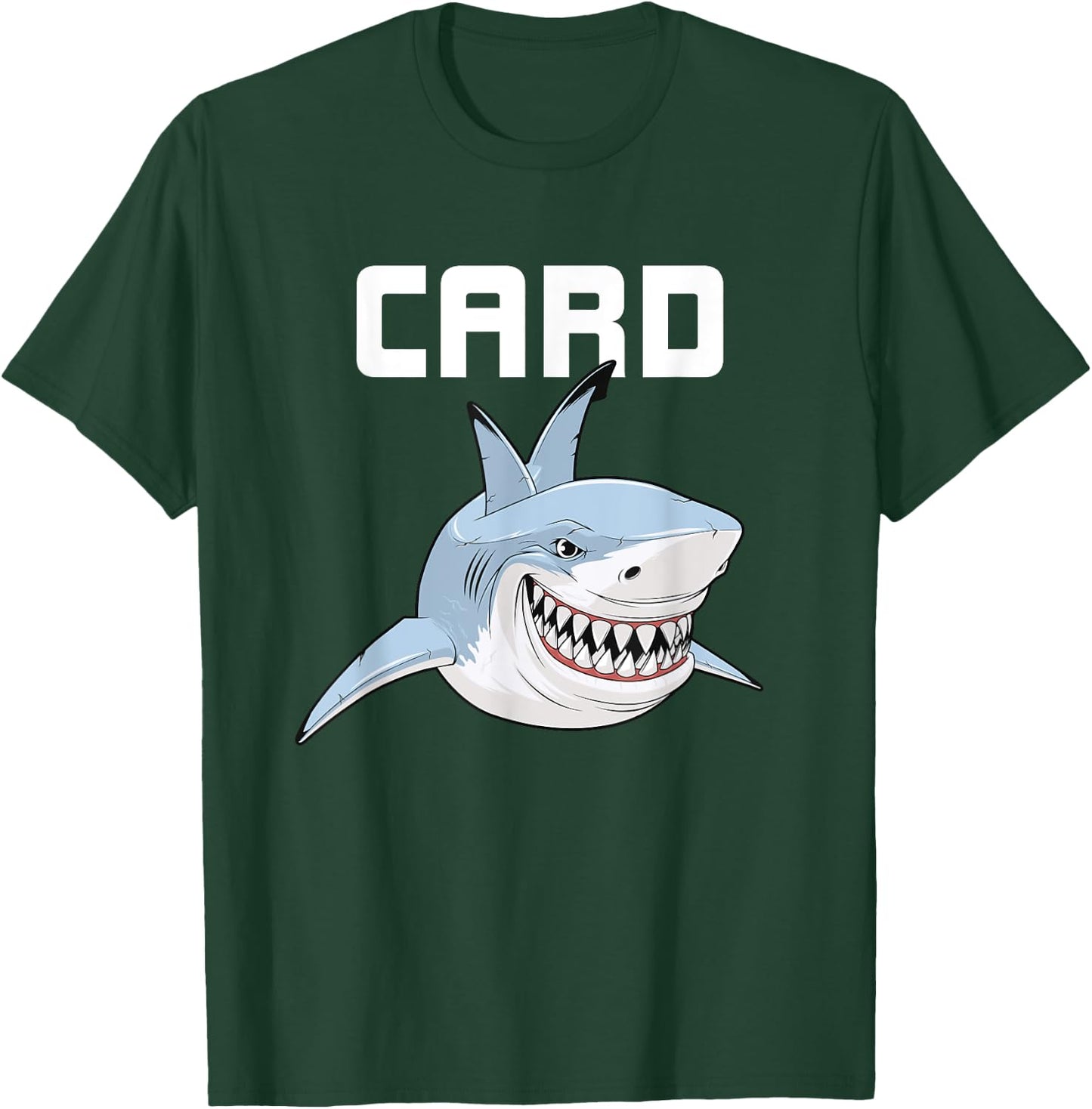 Card Shark Poker Spades Bridge Gambling Card Player Gift T-Shirt - T-Shirt | Forest