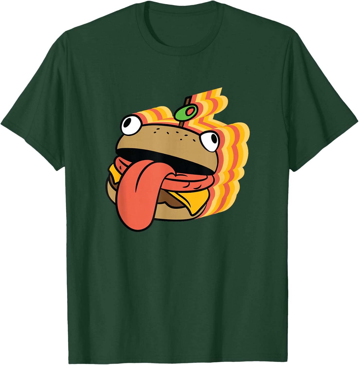 Fortnite Durr Burger Big Face T-Shirt - T-Shirt | Forest