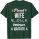 proud Wife Parkinson's disease warrior awareness ribbon T-Shirt - T-Shirt | Forest
