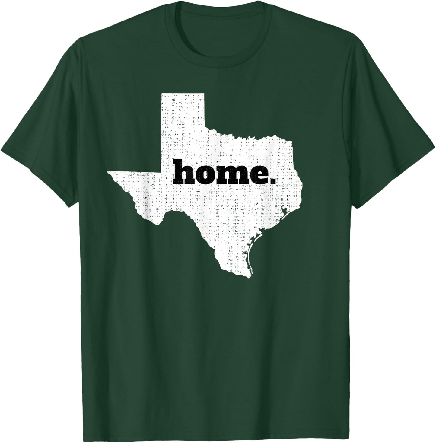 Texas Home State Map Pride T-Shirt - T-Shirt | Forest