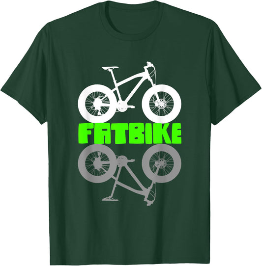 Fat Bike, Fat Bike, Mountain Bike, Fat Bike T-Shirt - T-Shirt | Forest