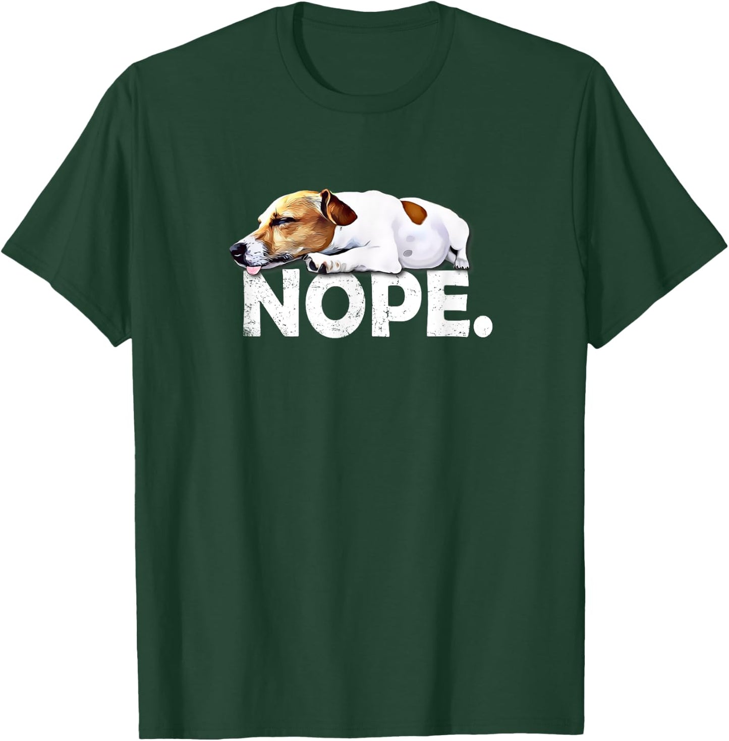 NOPE JRT Dog Lover Jack Russell Men Women Girls Kids T-Shirt - T-Shirt | Forest