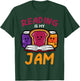 Reading My Jam Read Reading Book Librarian Men Women Kids T-Shirt - T-Shirt | Forest