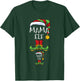 Mama And Baby Elf Pregnancy Matching Family Christmas T-Shirt - T-Shirt | Forest