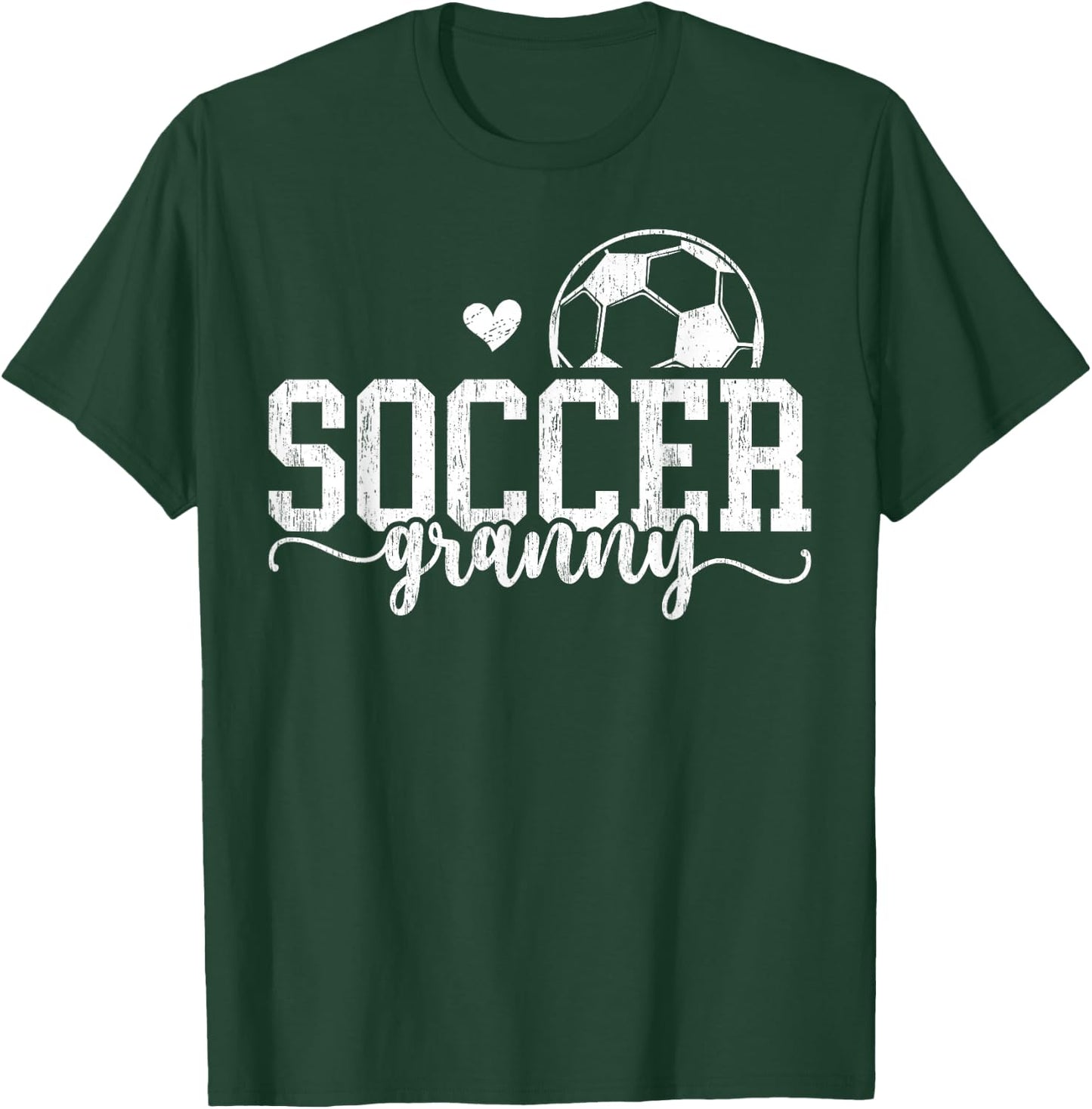 Soccer Granny Grandma Proud Granny Of A Soccer Player Granny T-Shirt - T-Shirt | Forest