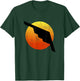 B-2 Bomber Silhouette Sunset Military Airplane Stealth B2 T-Shirt - T-Shirt | Forest