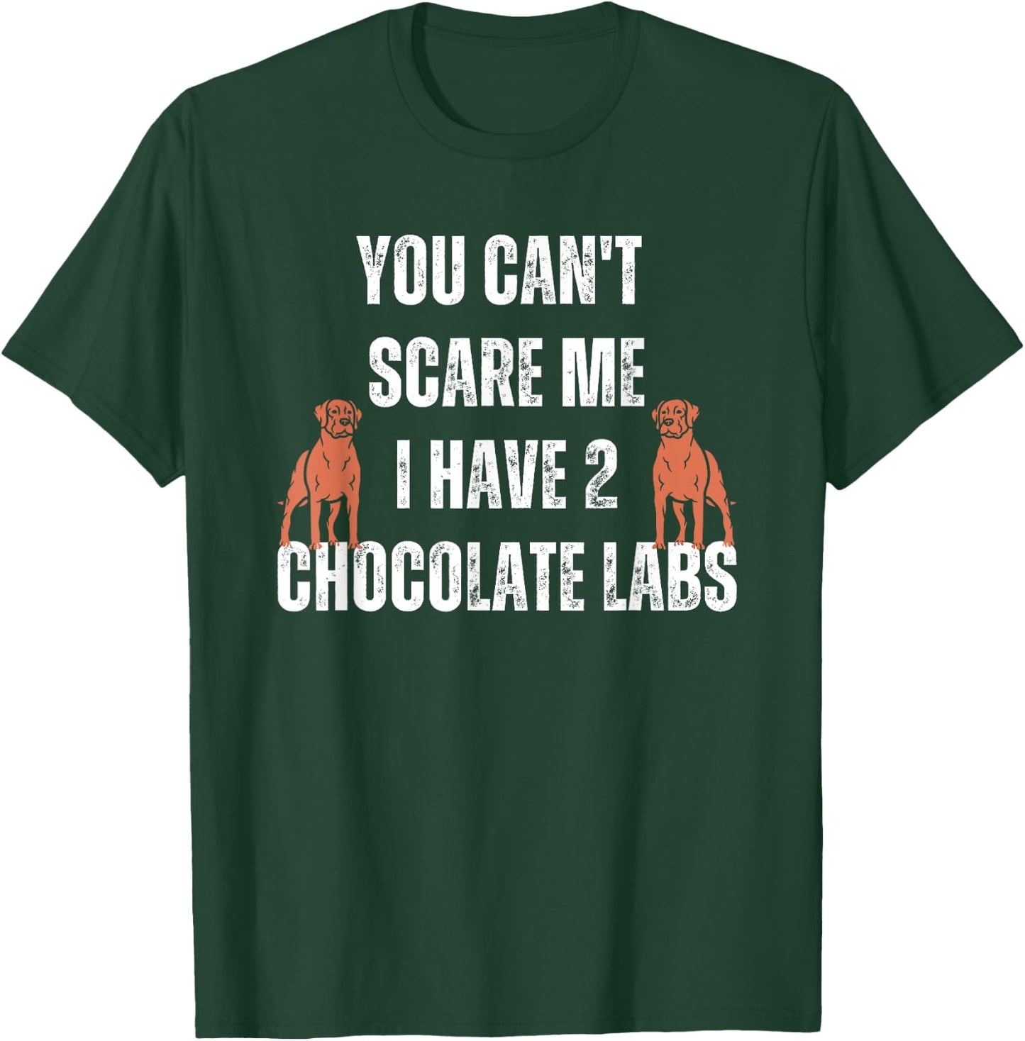 Chocolate Lab Funny Halloween Dog Costume Labrador Scare Me Women Kids T-Shirt - T-Shirt | Forest