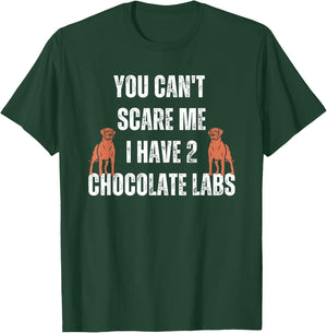 Chocolate Lab Funny Halloween Dog Costume Labrador Scare Me Women Kids T-Shirt - T-Shirt | Forest
