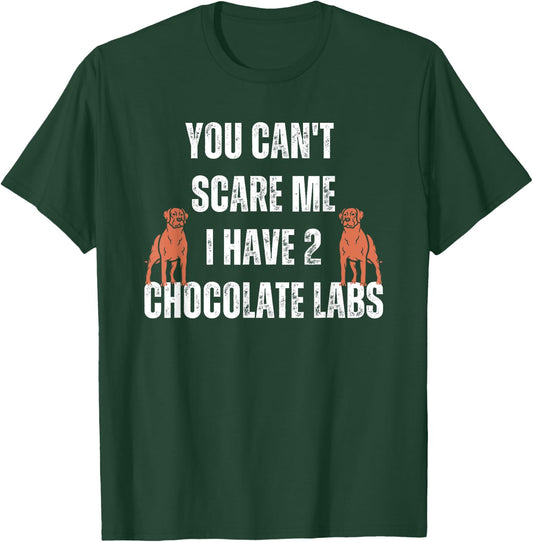 Chocolate Lab Funny Halloween Dog Costume Labrador Scare Me Women Kids T-Shirt - T-Shirt | Forest
