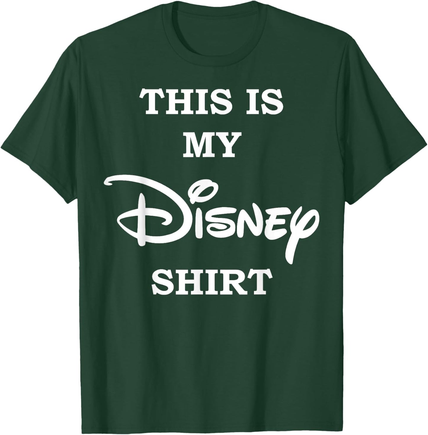 Disney This is My Disney Shirt Chest Logo T-Shirt - T-Shirt | Forest