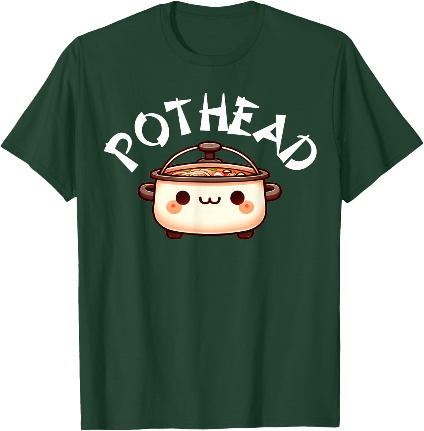 Funny Hot Pot Kawaii Asian Food Chinese Hotpot Soup Humor , Small, Black T-Shirt - T-Shirt | Forest
