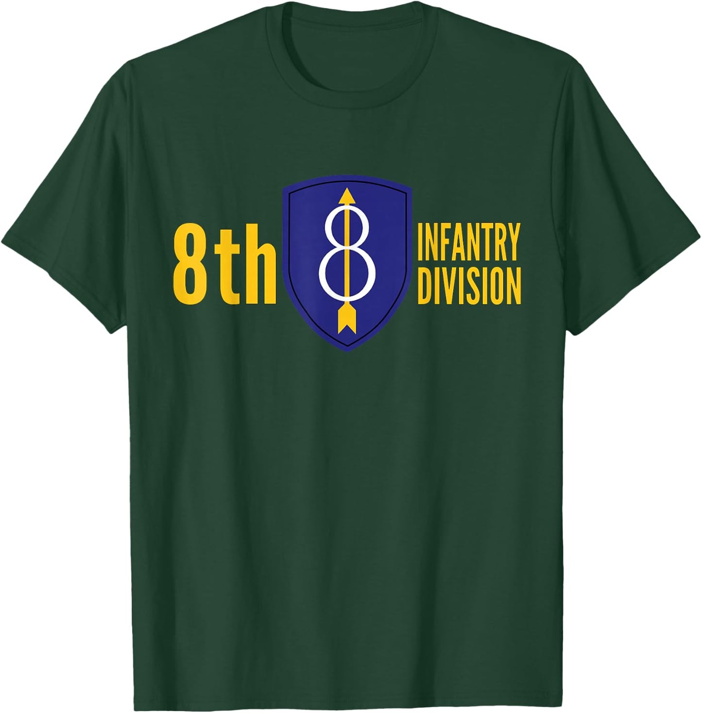 8th Infantry Division United States Army Pathfinder T-Shirt - T-Shirt | Forest