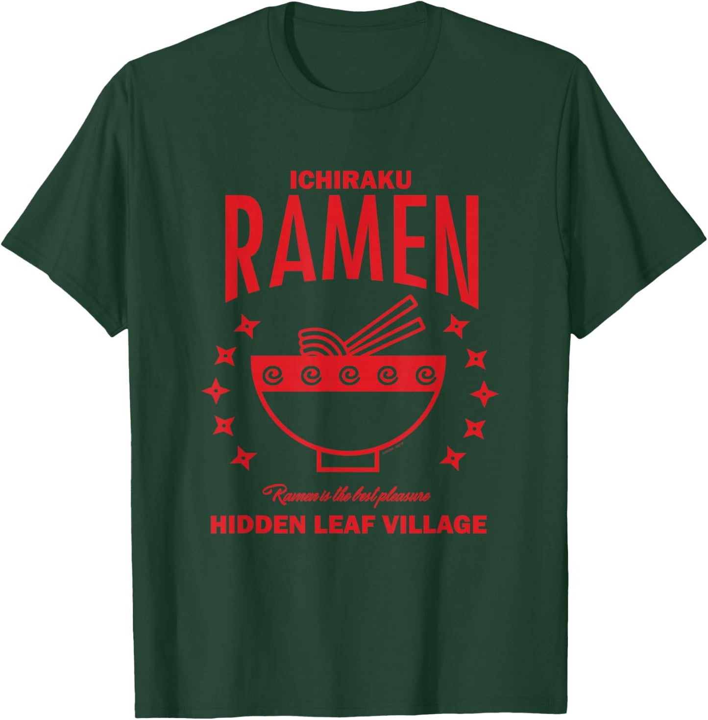 Naruto Shippuden Foodie Ichiraku Ramen Anime T-Shirt - T-Shirt | Forest