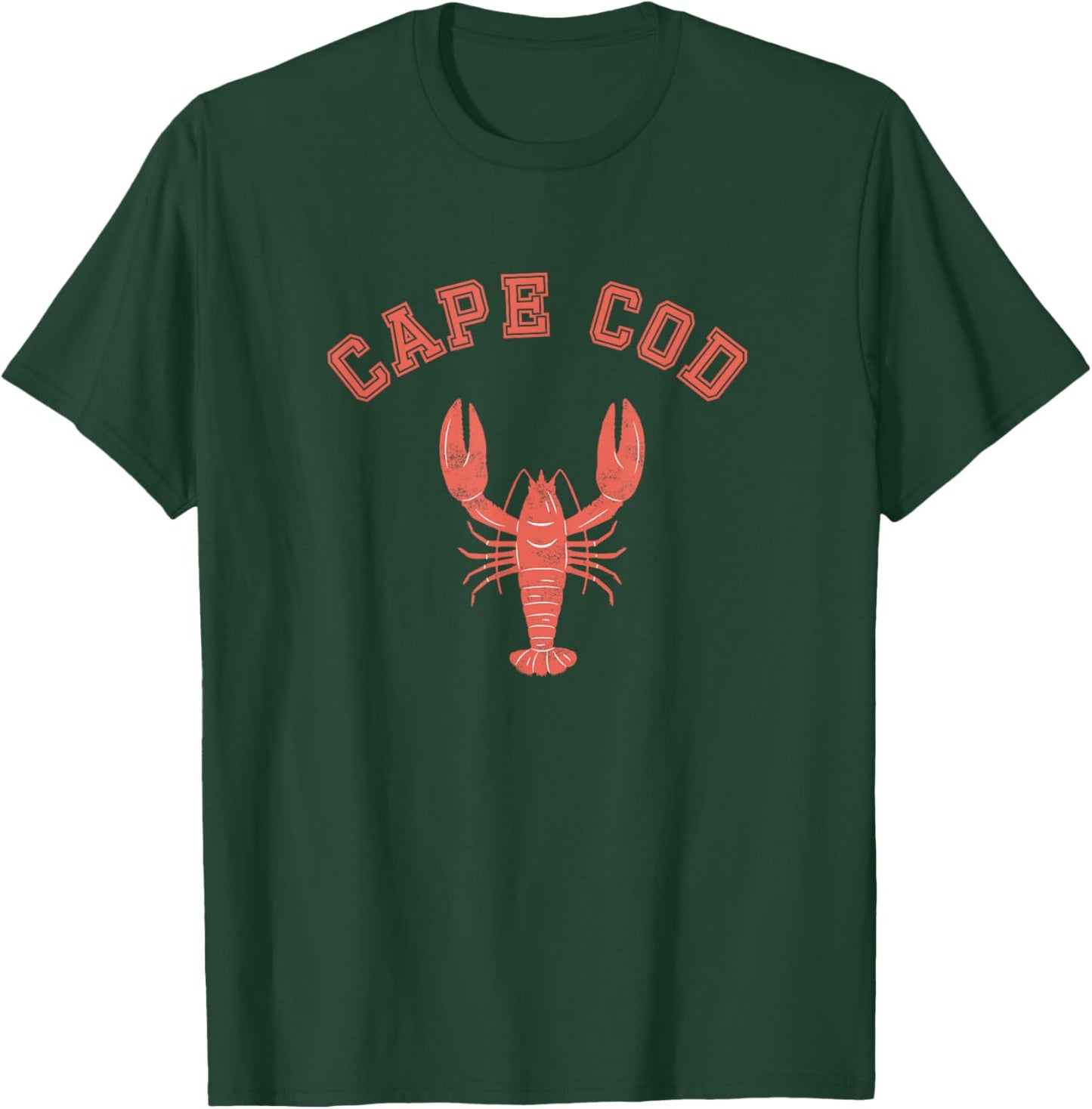 Cape Cod Lobster , Small, Black T-Shirt - T-Shirt | Forest