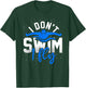 Funny Swimmer Swimming Athlete Aquatic Sport Swim Swimming T-Shirt - T-Shirt | Forest