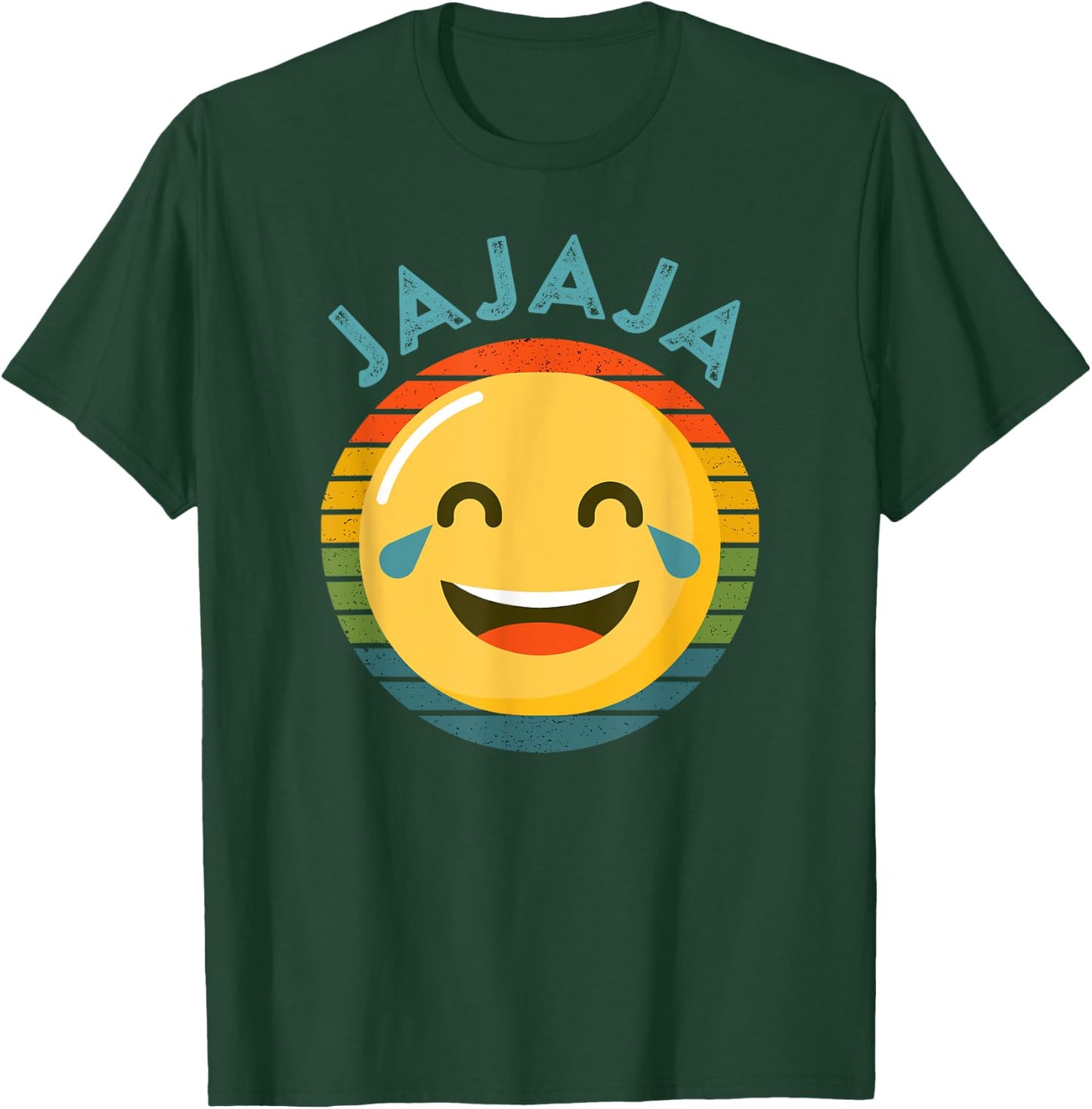 Jajaja Spanish Laughing Emoticon LOL Laugh Hahaha Meme T-Shirt - T-Shirt | Forest