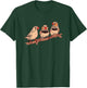 Three Zebra Finches On A Branch Pet Birds Zebra Finch T-Shirt - T-Shirt | Forest