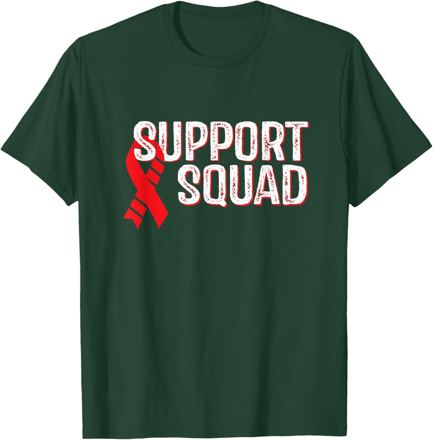 Squamous Cell Carcinoma Awareness Support Squad T-Shirt - T-Shirt | Forest