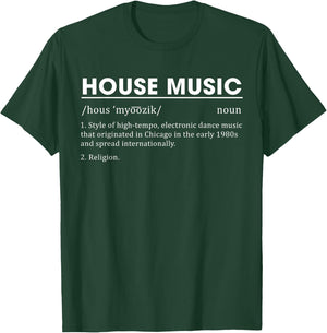 House Music Definition Electronic Dance Music Small T-Shirt - T-Shirt | Forest
