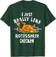 Rotisserie Chicken Apparel - Funny Chicken Lover Christmas T-Shirt - T-Shirt | Forest