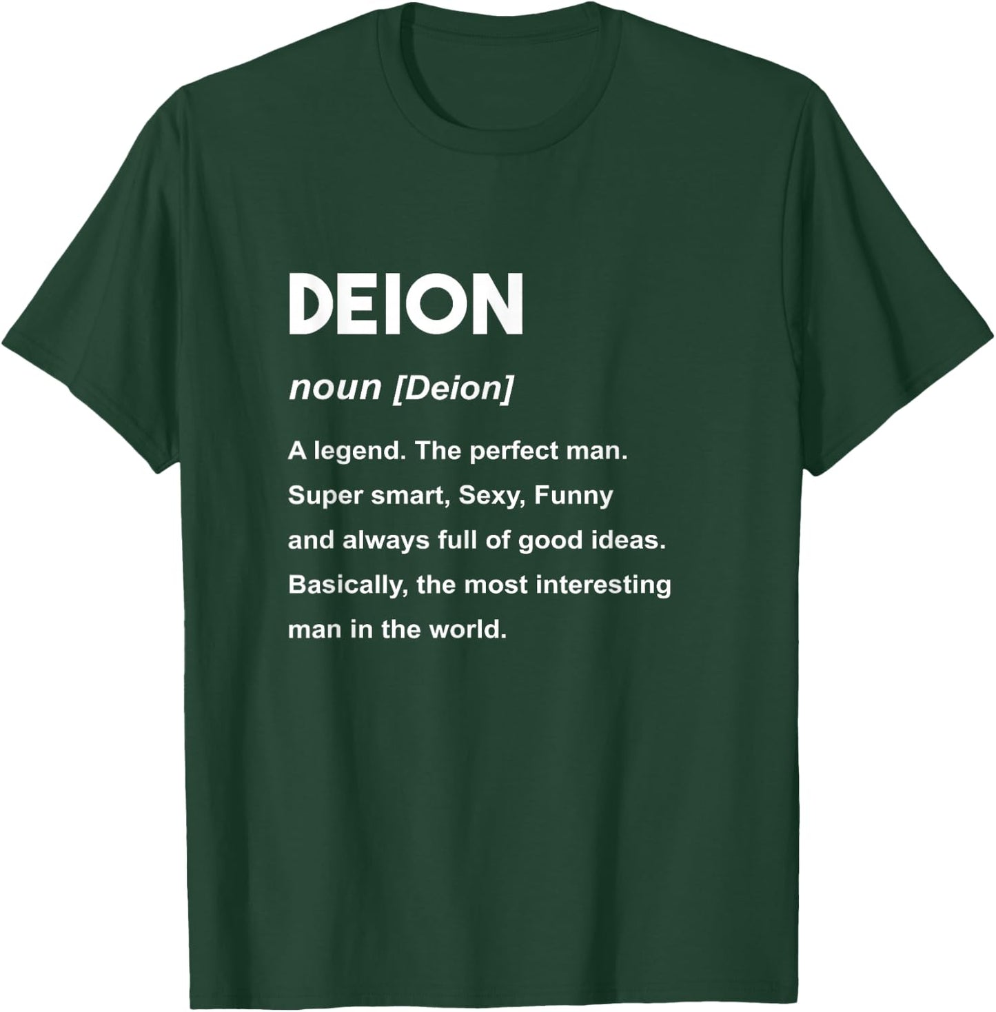 Deion Name Shirt | Deion T-Shirt - T-Shirt | Forest