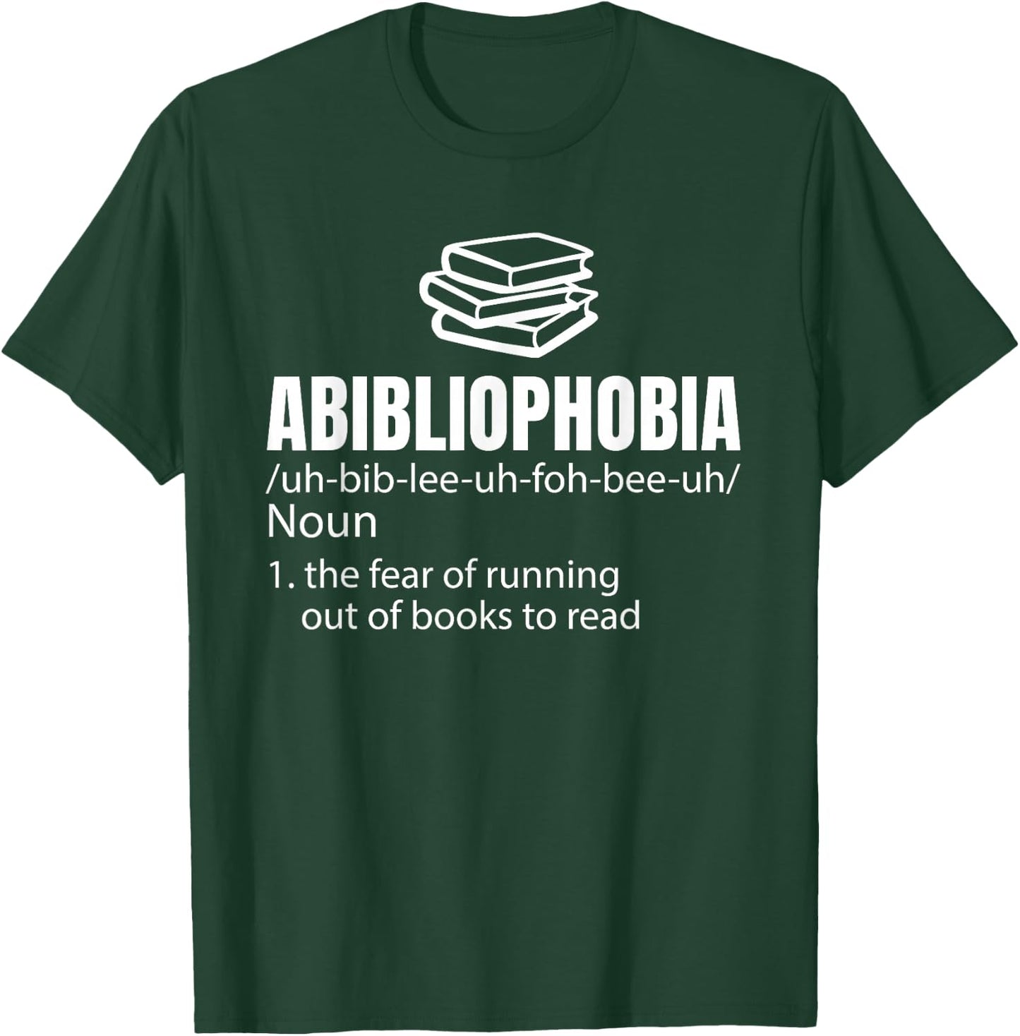Abibliophobia Reading Worms Gift T-Shirt - T-Shirt | Forest