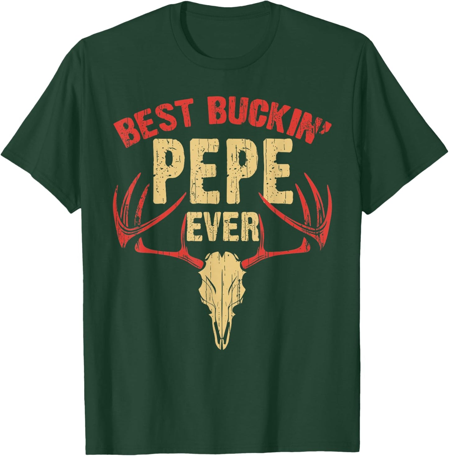 Best Buckin' Pepe Ever Shirt Deer Hunters Gift T-Shirt - T-Shirt | Forest