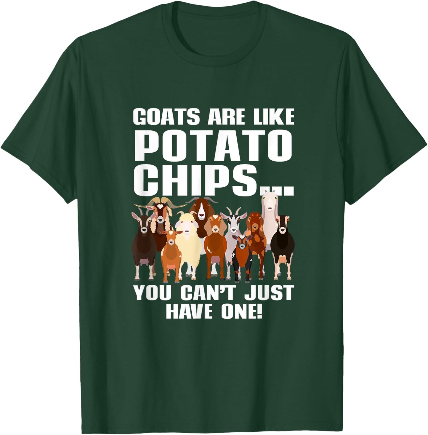 Goat Lovers Shirt | Farm Apparel Meme Pun Funny Goat T-Shirt - T-Shirt | Forest
