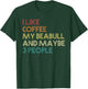 Beabull Dog Owner Coffee Lovers Funny Quote Vintage Retro T-Shirt - T-Shirt | Forest