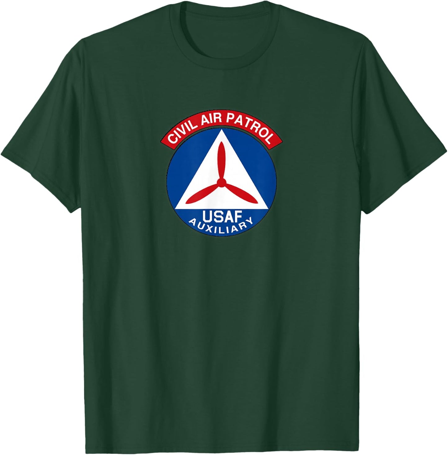 Best Civil Air Patrol Gifts Patch Air Force Auxiliary USAF T-Shirt - T-Shirt | Forest