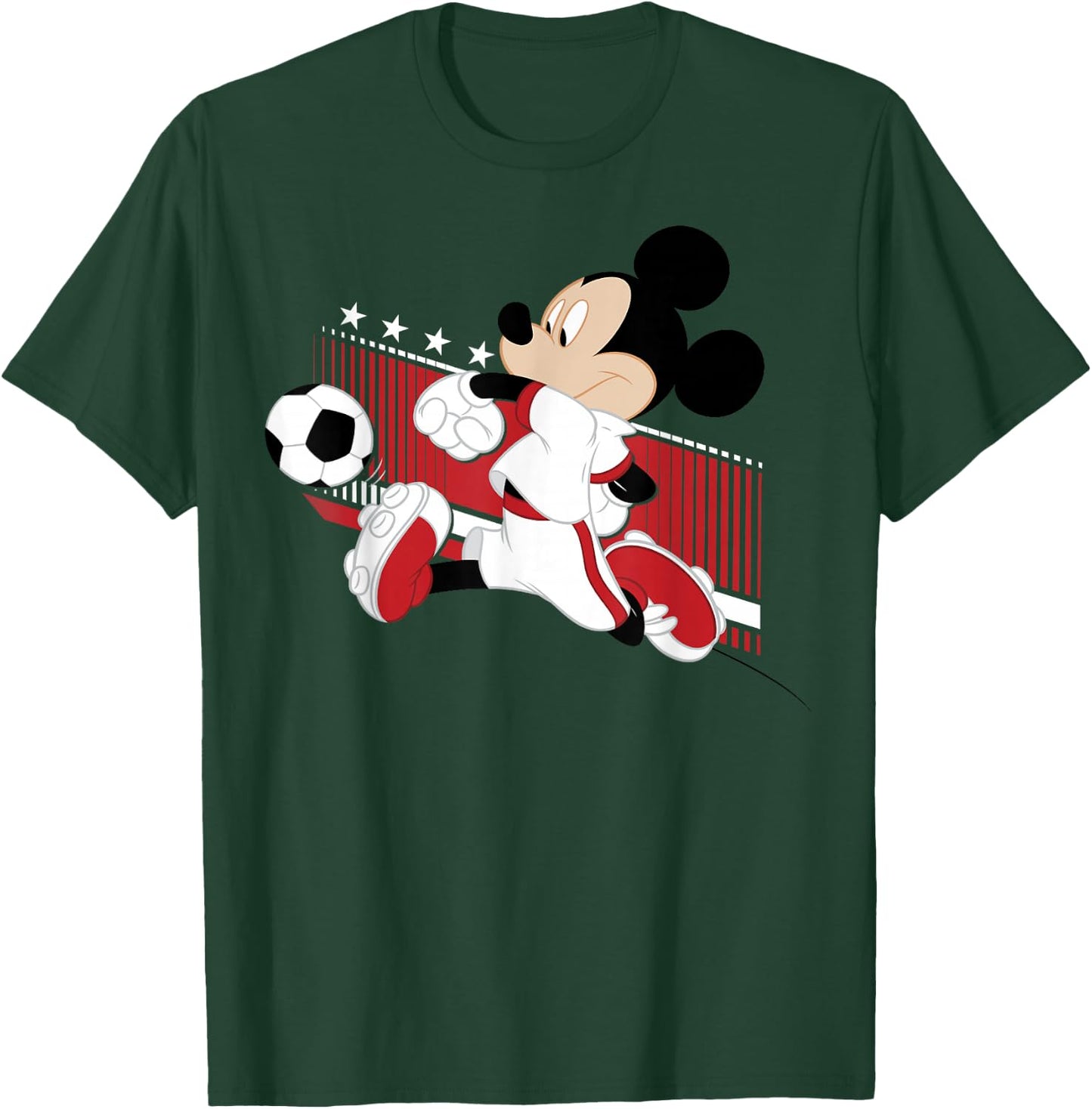 Disney Mickey And Friends Mickey Mouse England Soccer T-Shirt - T-Shirt | Forest