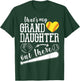 That's My Granddaughter Out There Softball Heart Support T-Shirt - T-Shirt | Forest