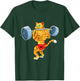 Weightlifing Barbell - Funny Workout Gym Weightlifting Cat Women T-Shirt - T-Shirt | Forest