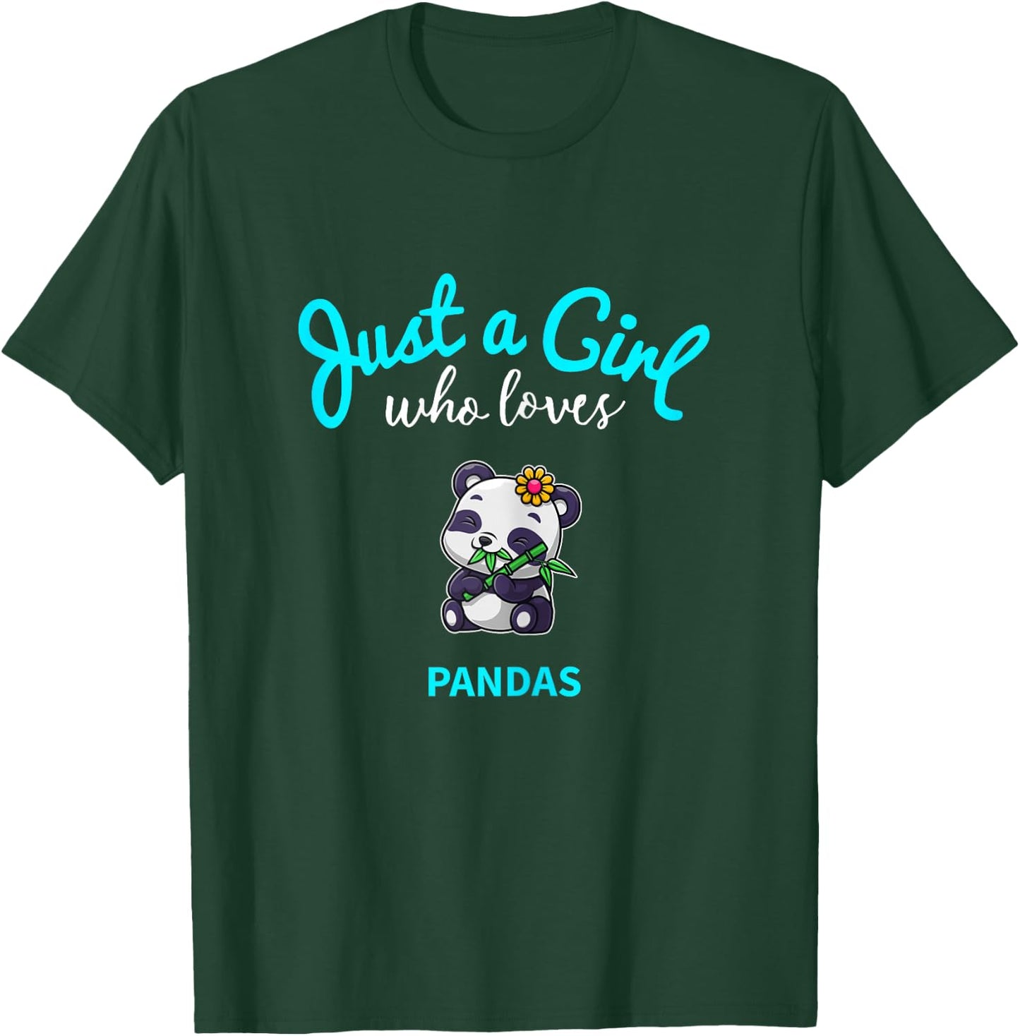 Panda Shirt for Girls | Kids Panda T-Shirt - T-Shirt | Forest