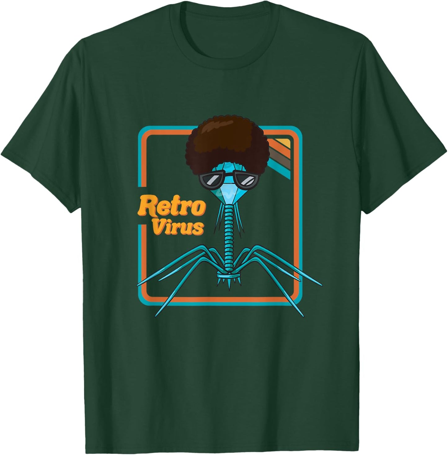 Retrovirus Microbiologist Bacteria Biology Teacher Biologist T-Shirt - T-Shirt | Forest