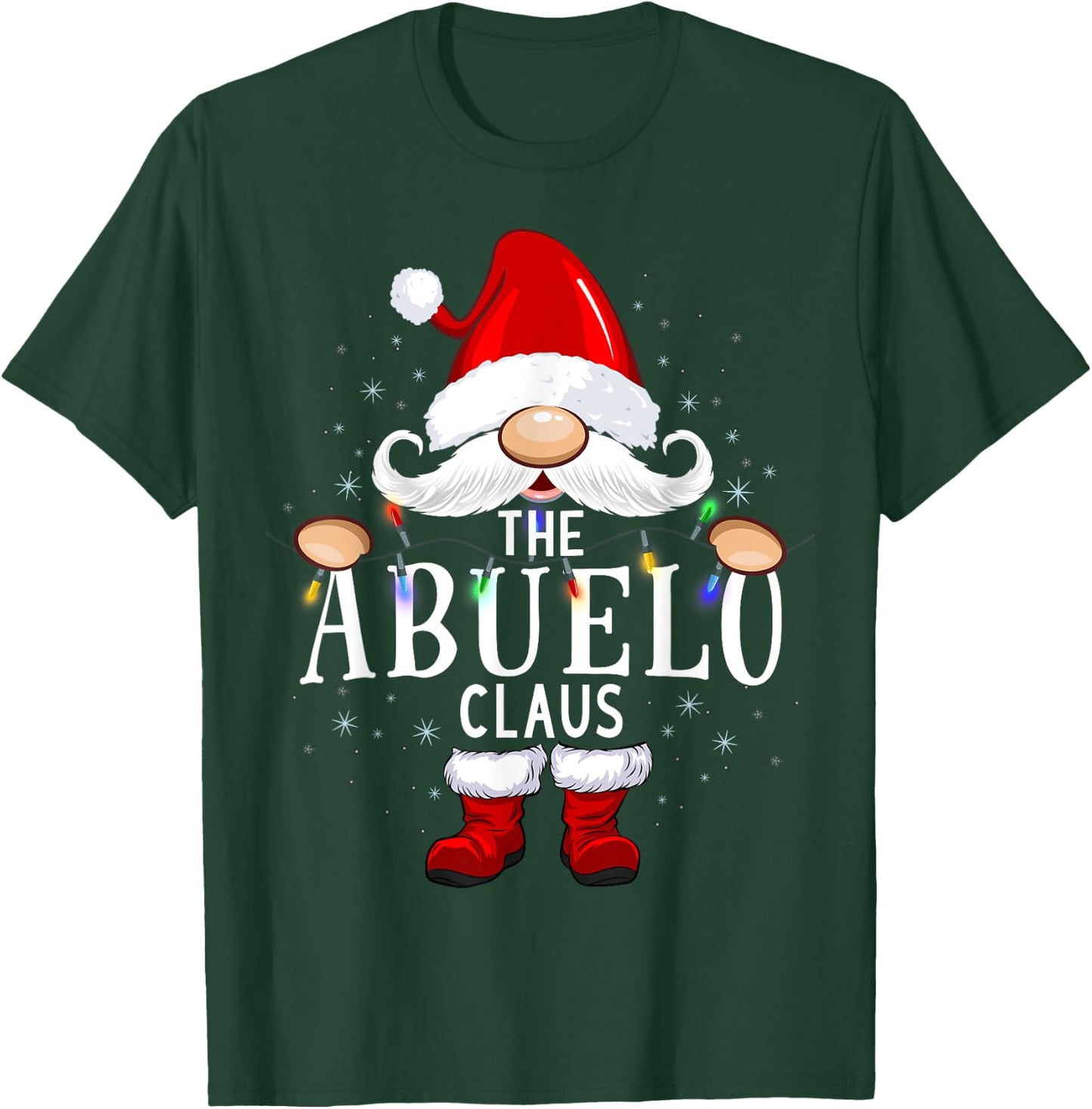 The Abuelo Claus Christmas Matching Pajama T-Shirt - T-Shirt | Forest