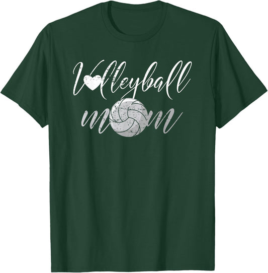 Volleyball Mom Volleyballer Mother's Day Small T-Shirt - T-Shirt | Forest