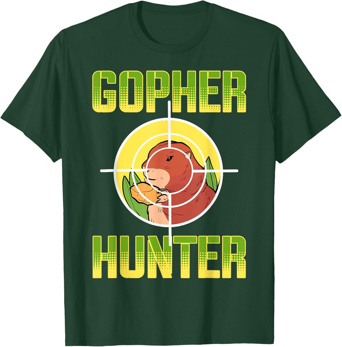 Gopher, Landscaping Gopher Hunter T-Shirt - T-Shirt | Forest