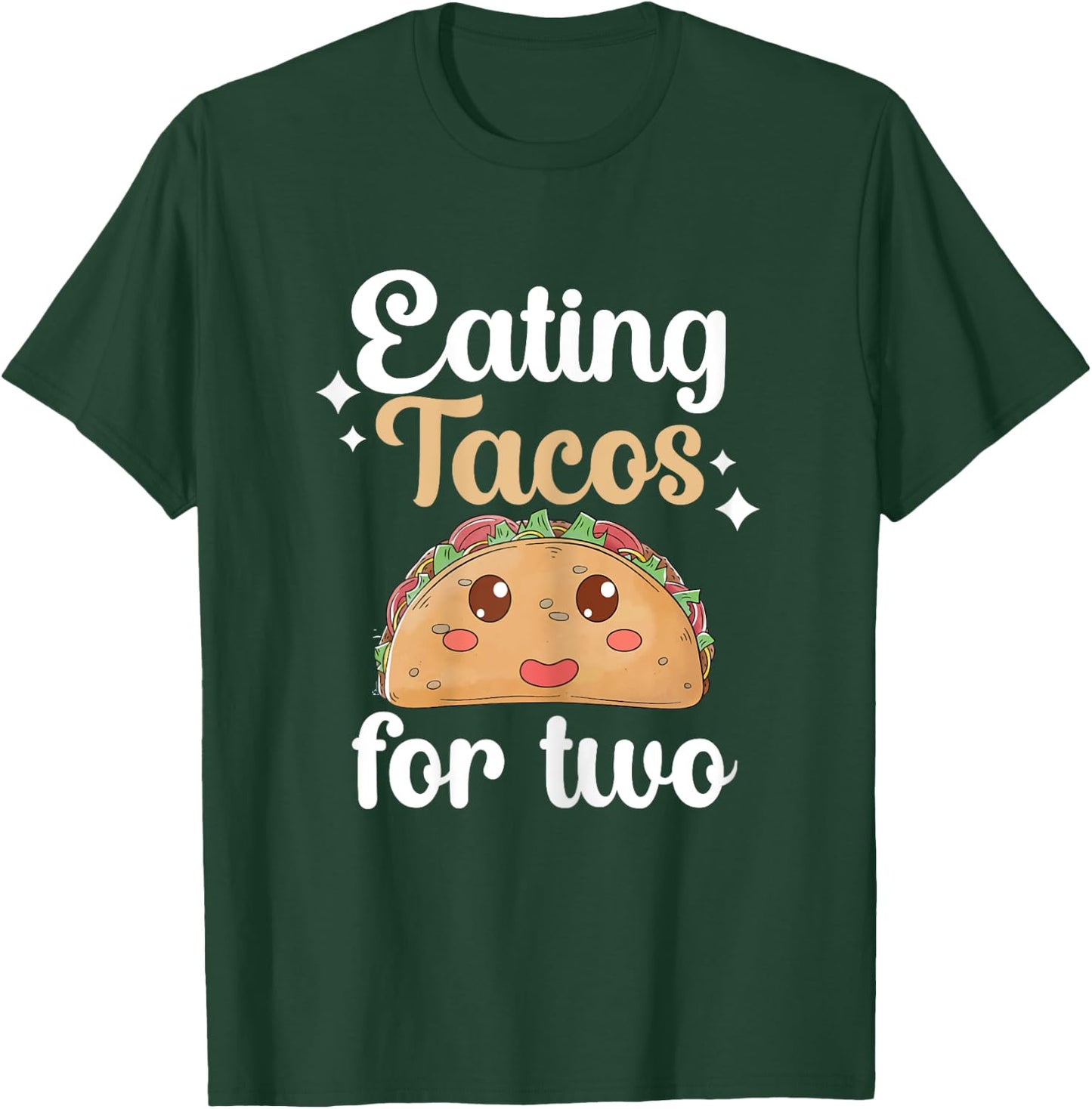 Eating tacos for two maternity T-Shirt - T-Shirt | Forest