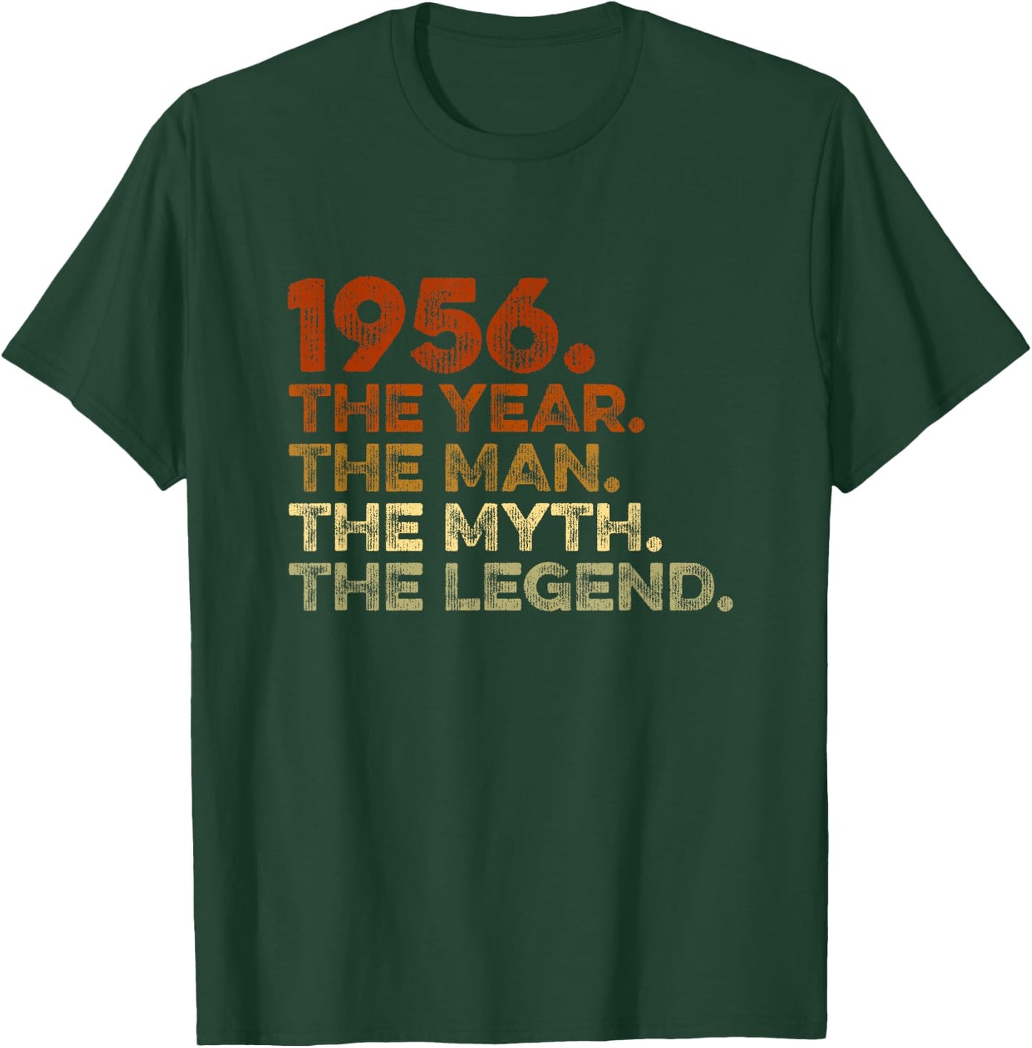 Special Birthday Gift Vintage 1956. Year Man Myth Legend T-Shirt - T-Shirt | Forest