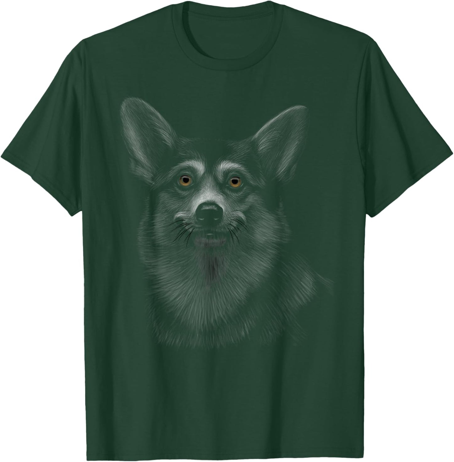 Corkie gift apparel women - Novelty Corgi Corky Dog T-Shirt - T-Shirt | Forest