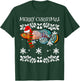Fish Merry Christmas Ornament Killifish Ugly Xmas T-Shirt - T-Shirt | Forest