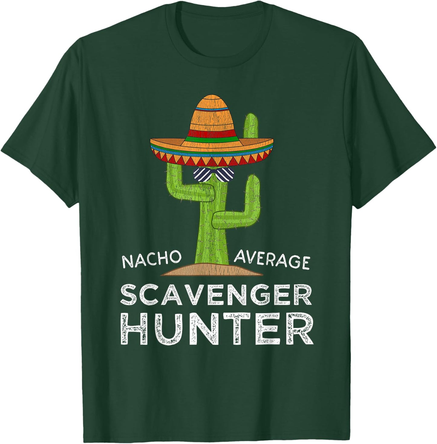 Funny Scavenger Hunt Hunter T-Shirt - T-Shirt | Forest