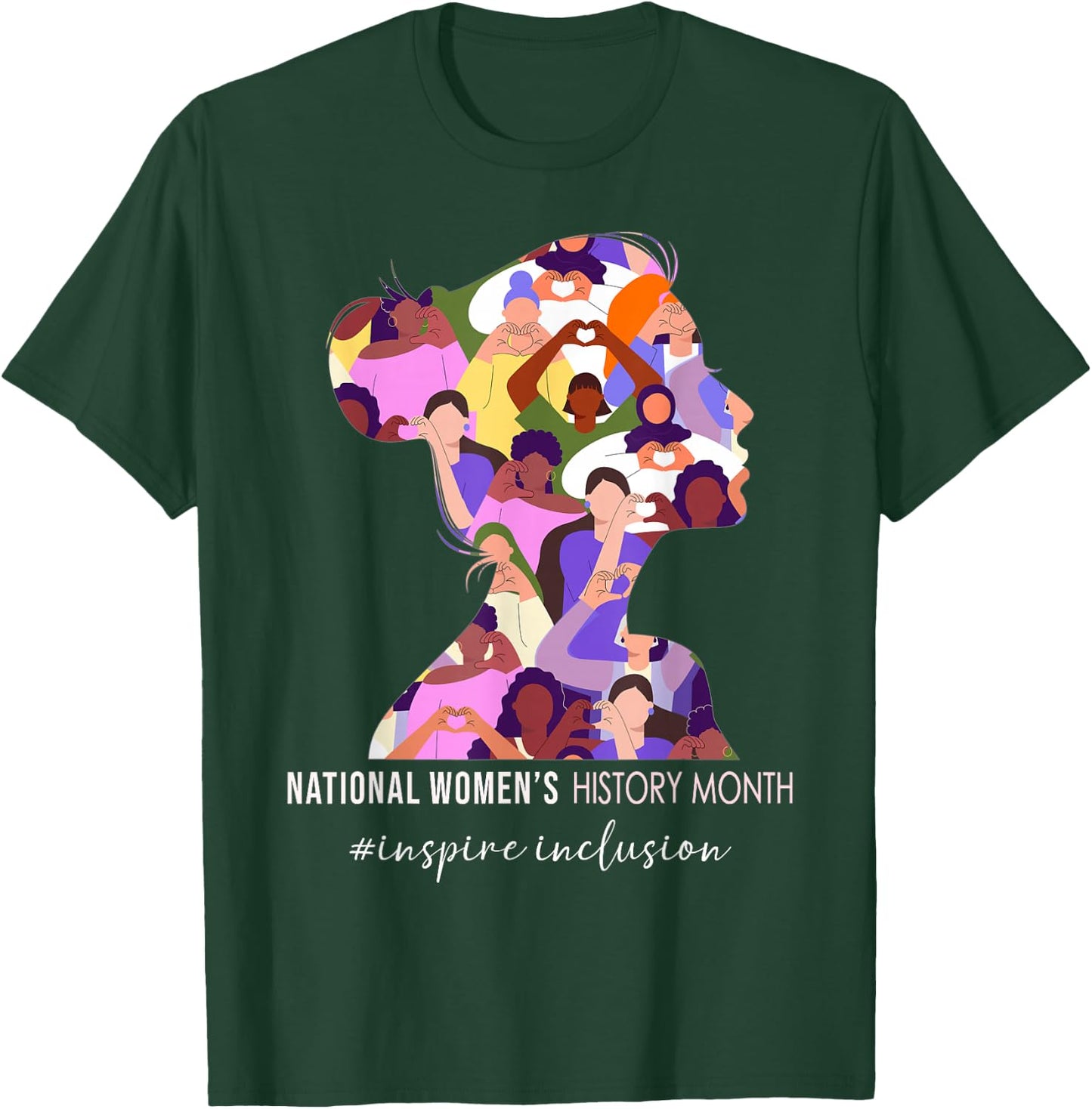 National Women's History Month 2026 T-Shirt - T-Shirt | Forest