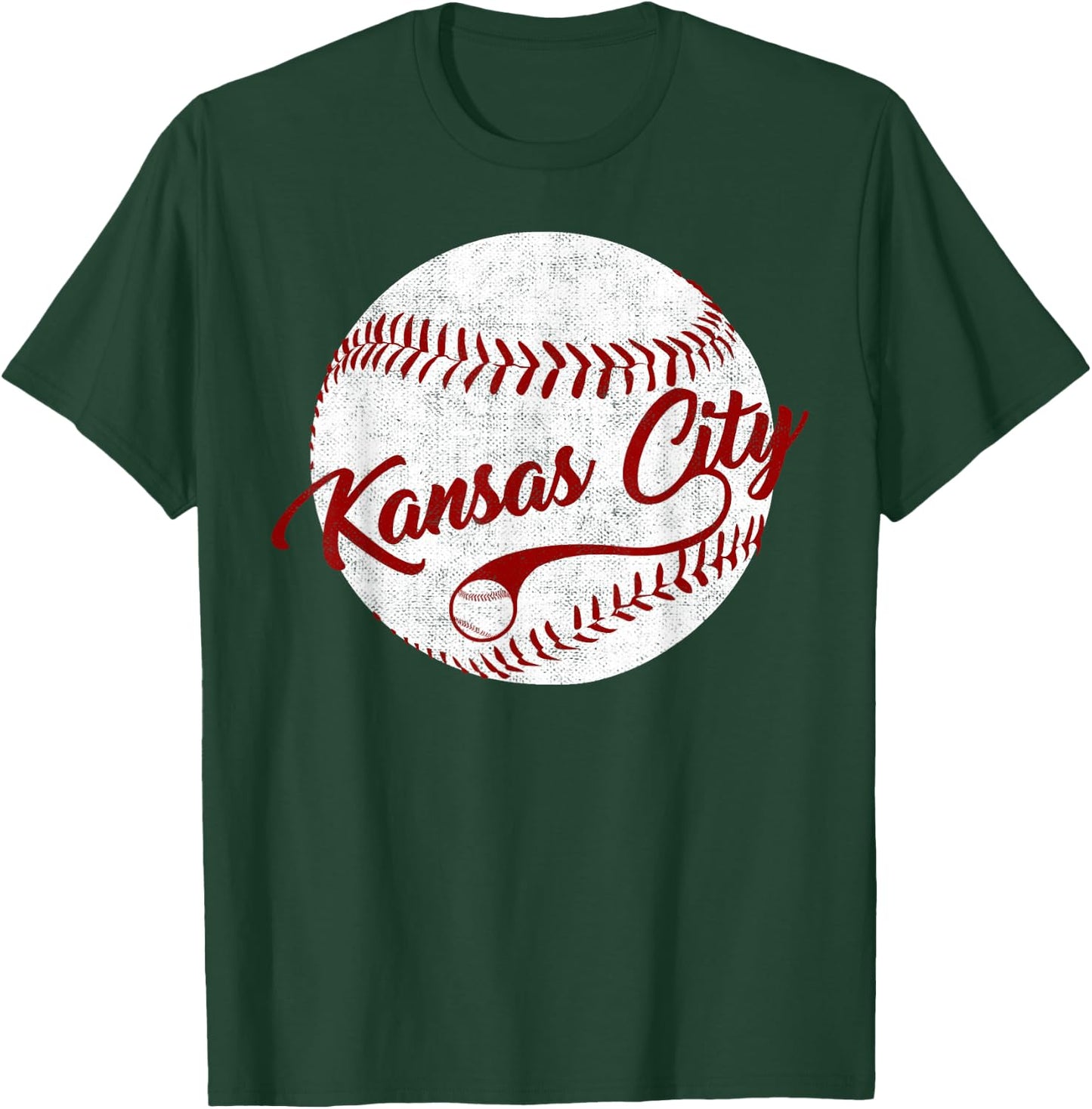 Baseball Kansas City Love Blue Color Royal, National Pastime T-Shirt - T-Shirt | Forest